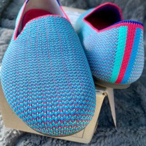 Rothy's Bluebell Triple Stitch Loafers Size 8.5